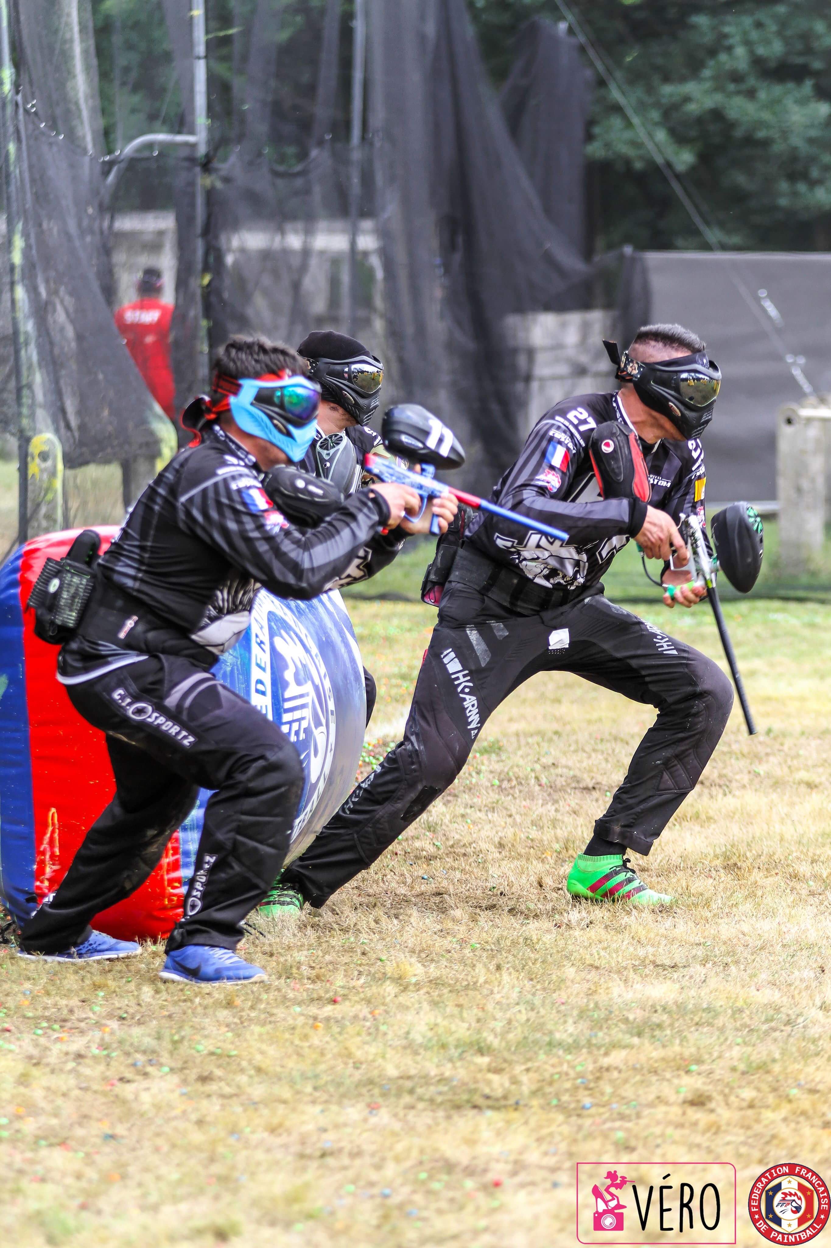 Les manosquins d’EXK Paintball champions de France