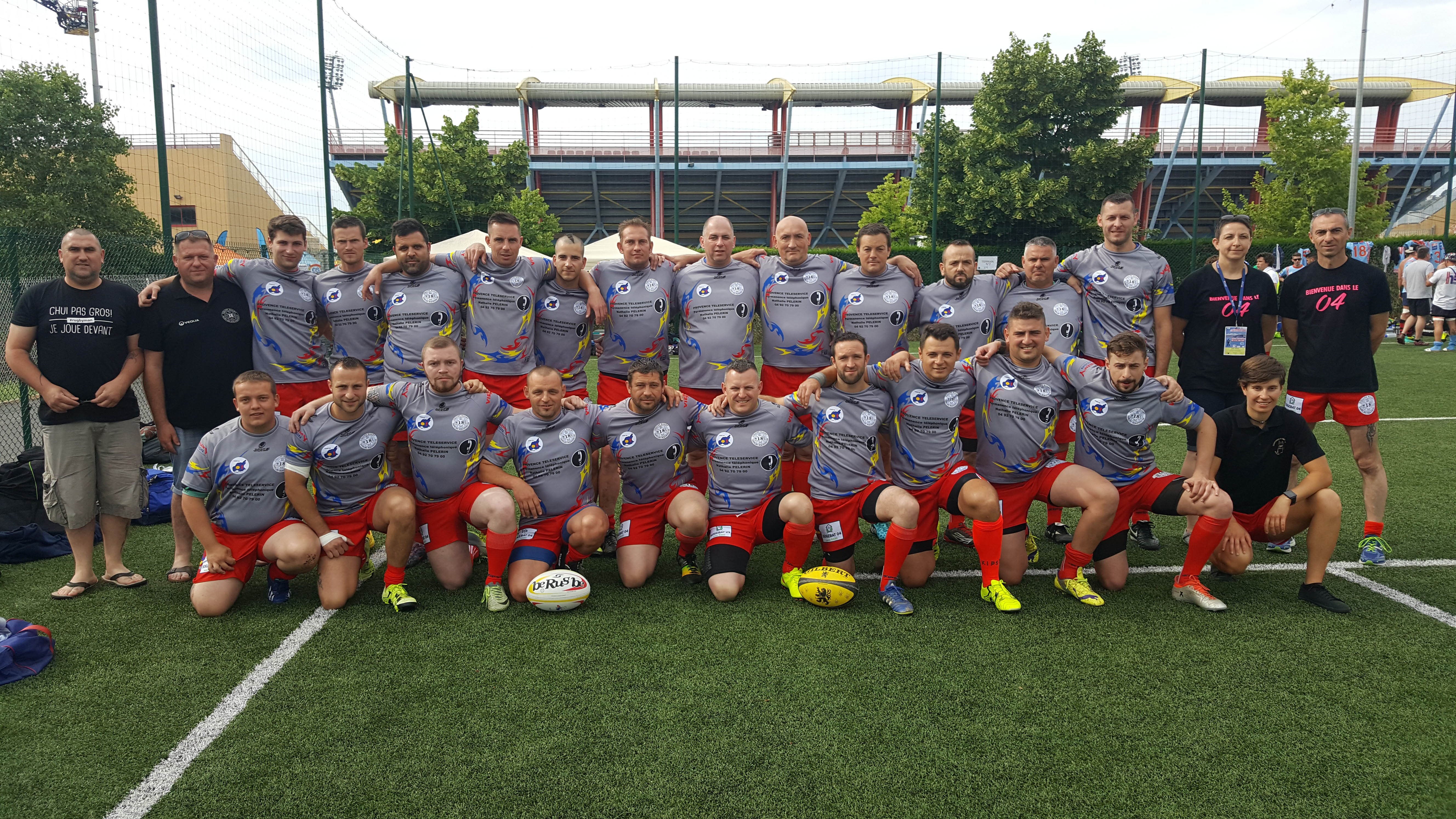 L’équipe de rugby des pompiers du 04 en route pour le championnat de France