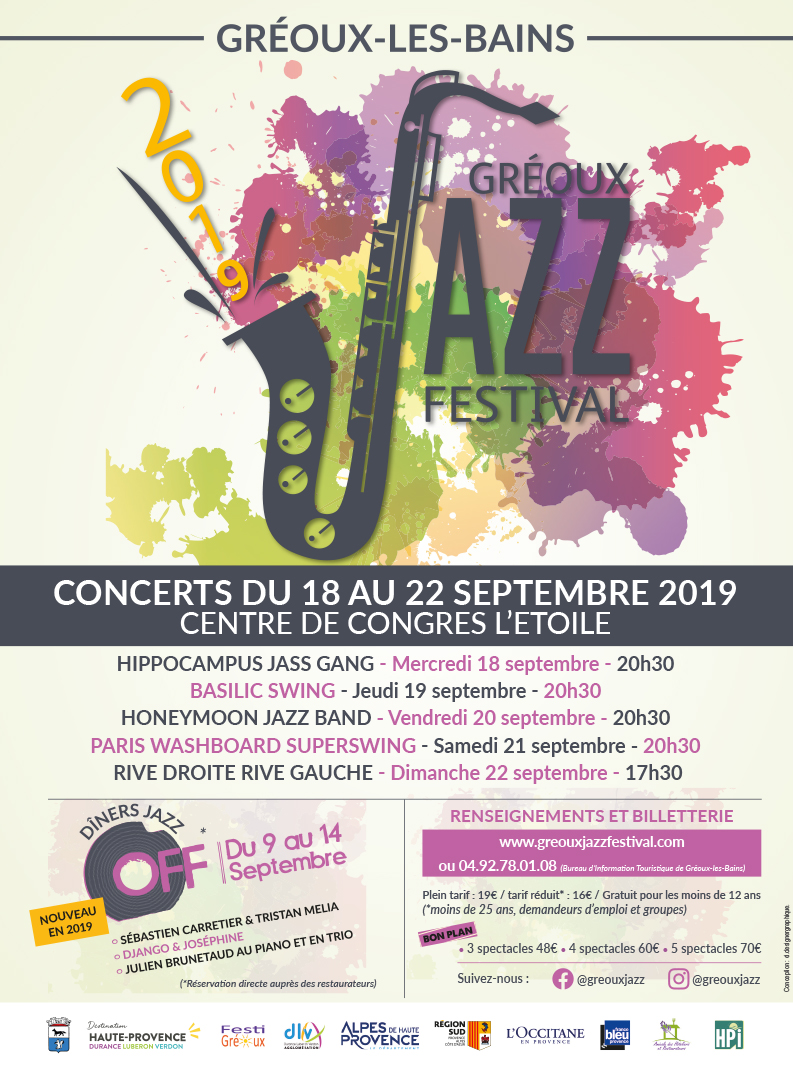 [FESTIVAL] Du Jazz à Gréoux avec le 5eme Jazz Festival