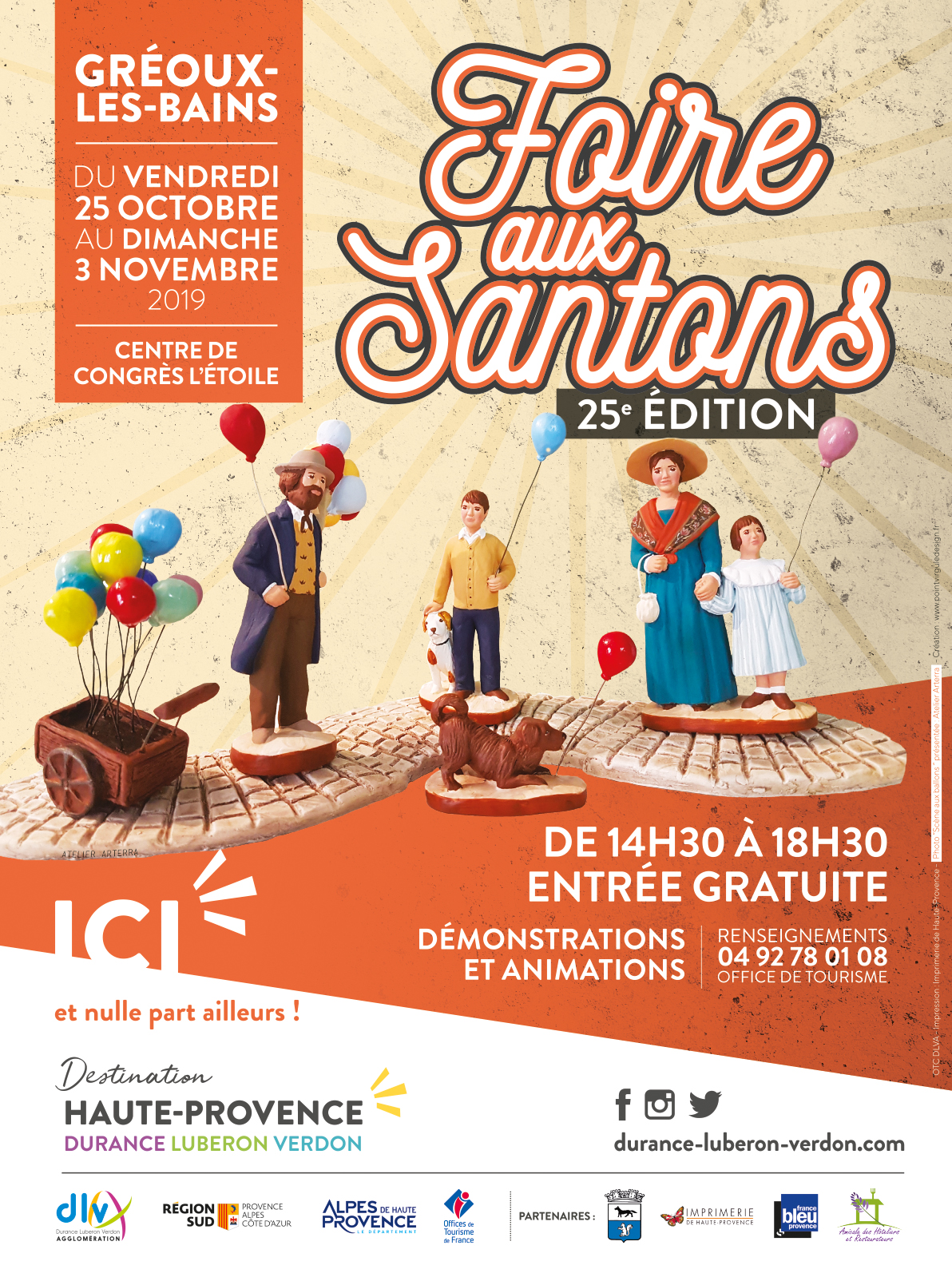 [EVENEMENT] Un quart de siècle pour la foire aux Santons de Gréoux-les-Bains