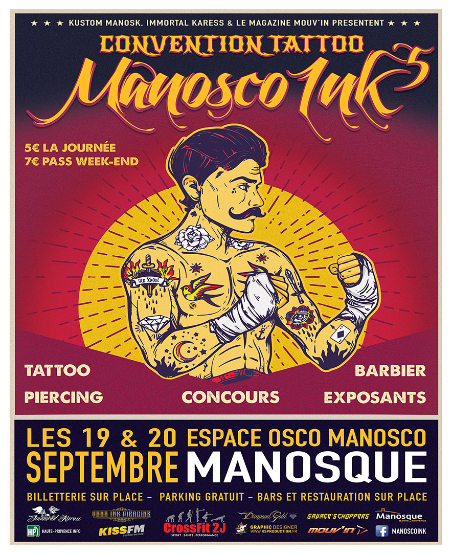 Salon du tatouage 5eme Edition, c'est ce week-end à Manosque !