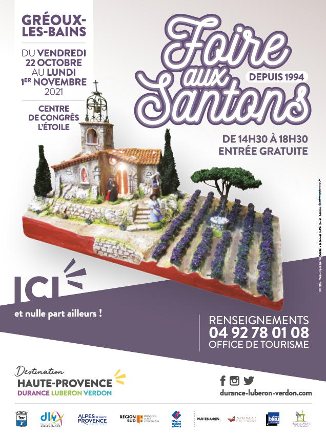 [Foire au Santons] Ca commence le vendredi 22 octobre à Gréoux !