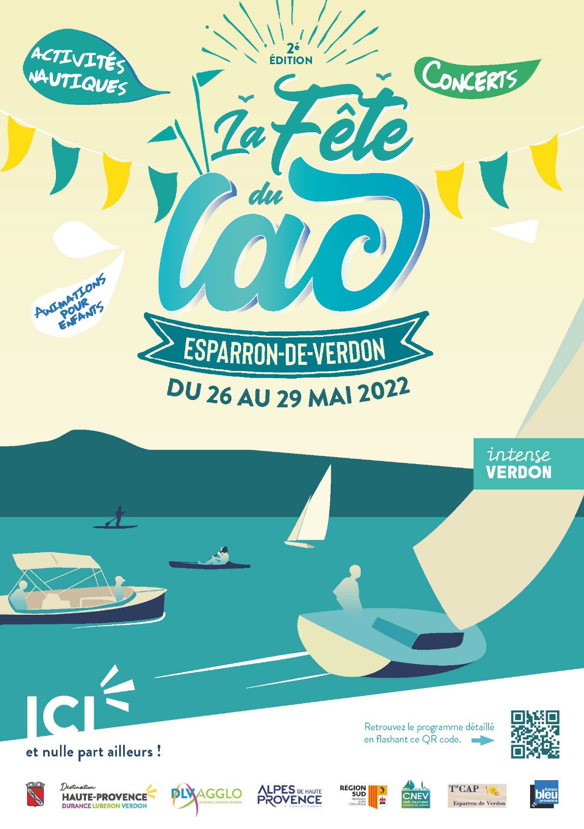 DU 26 AU 29 MAI, LE LAC EST EN FETE A ESPARRON DE VERDON