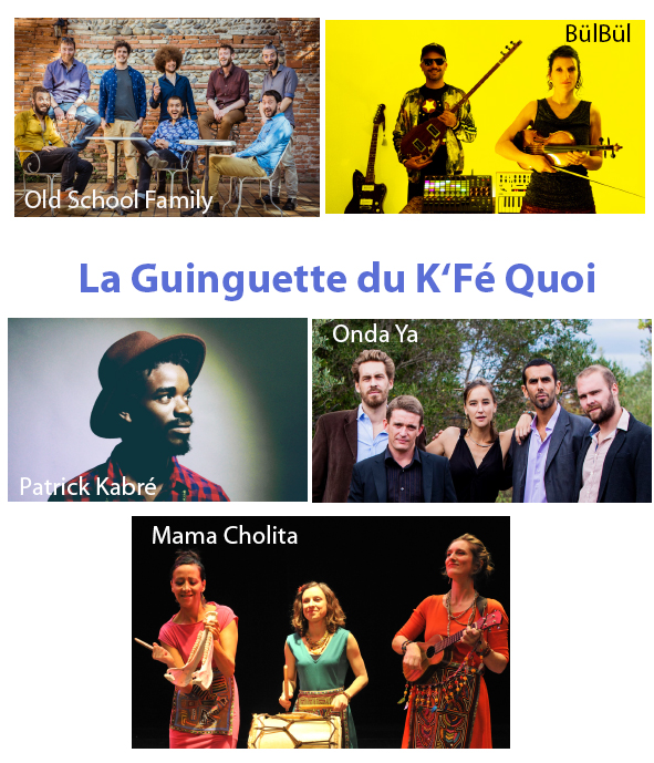 🎶 FINI LA GOGUETTE,  PLACE A LA GUINGUETTE  au  K’Fé QUOI DU 26 JUILLET AU 18 AOûT 🎶