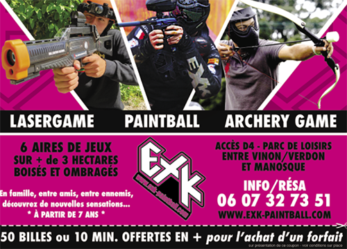 [PUBLI REPORTAGE] CHEZ EXK PAINTBALL : DÉTENTE, SENSATIONS FORTES  et rigolades garanties