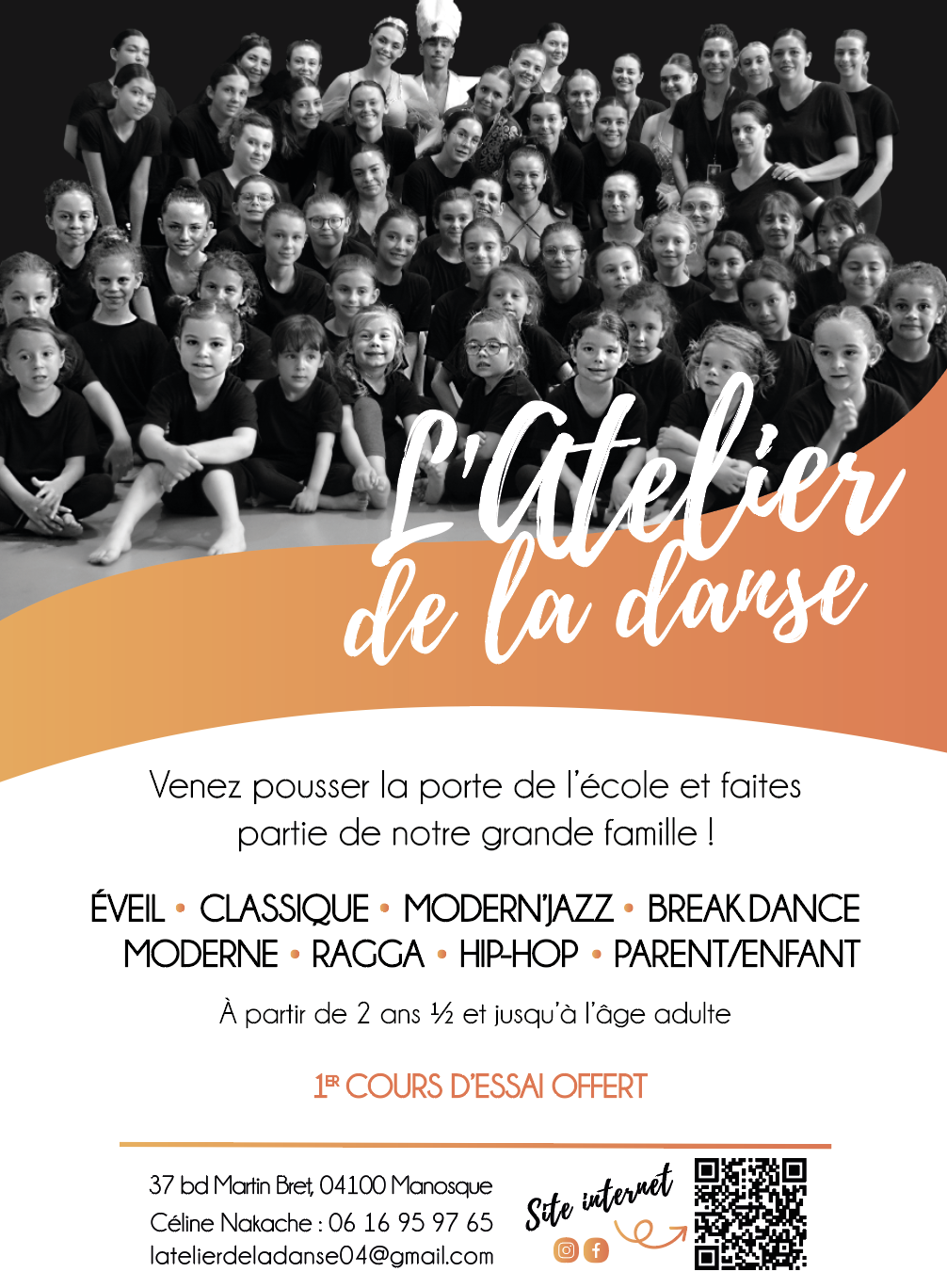 L’ATELIER DE LA DANSE LA NOUVELLE SAISON EST LANCÉE 💃🏻 🕺🏻