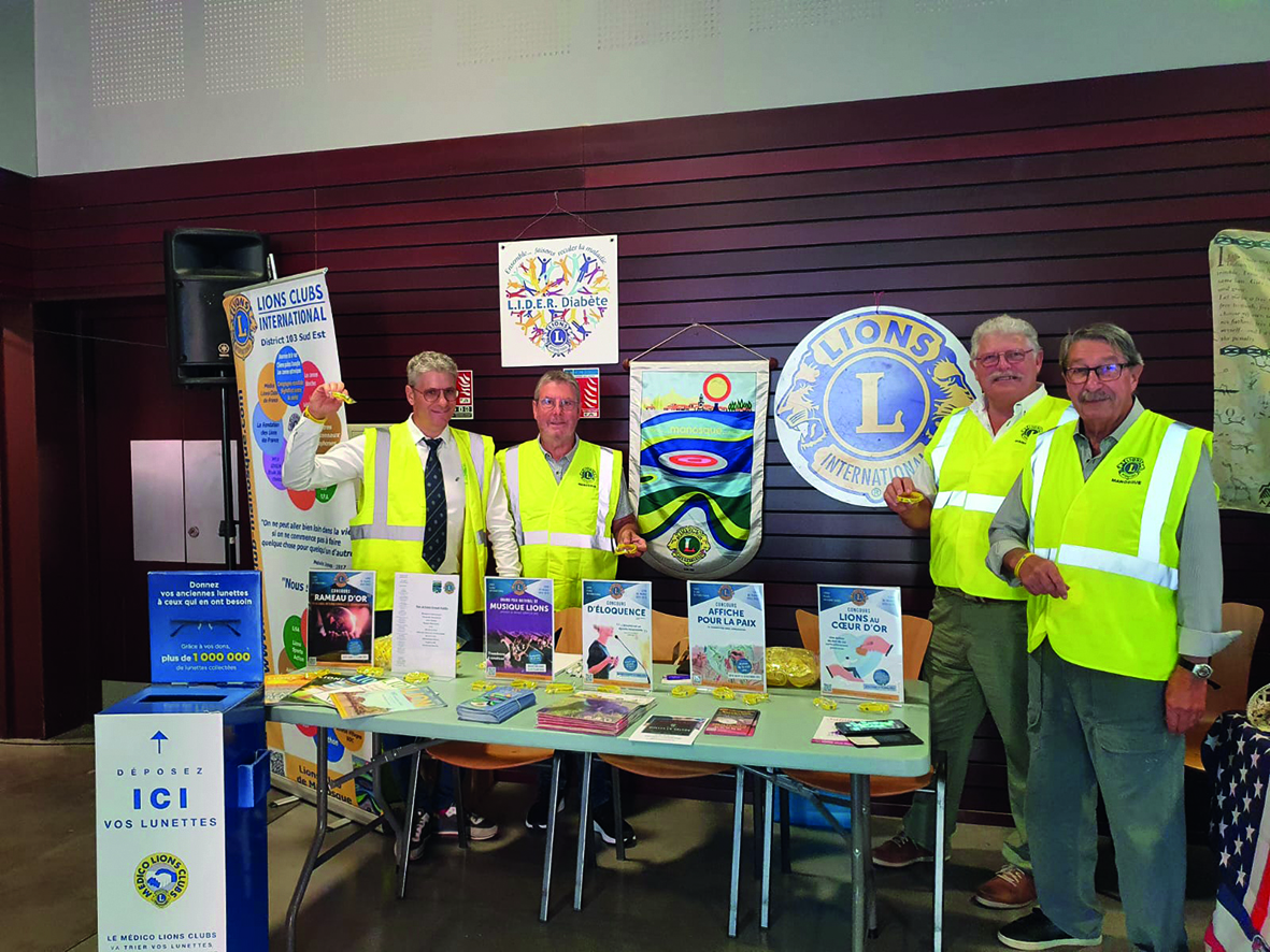 LE LION'S CLUB DE MANOSQUE FAIT( AUSSI) SA RENTRÉE