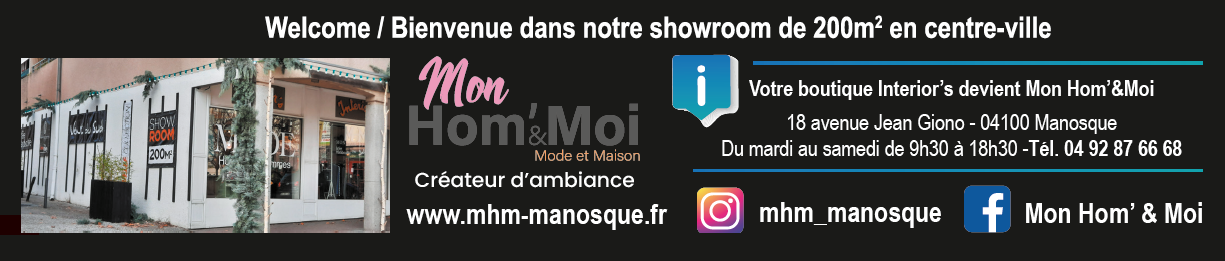 DE LA COULEUR, DE LA CHALEUR, CHEZ M.H.M - MODE & MAISON