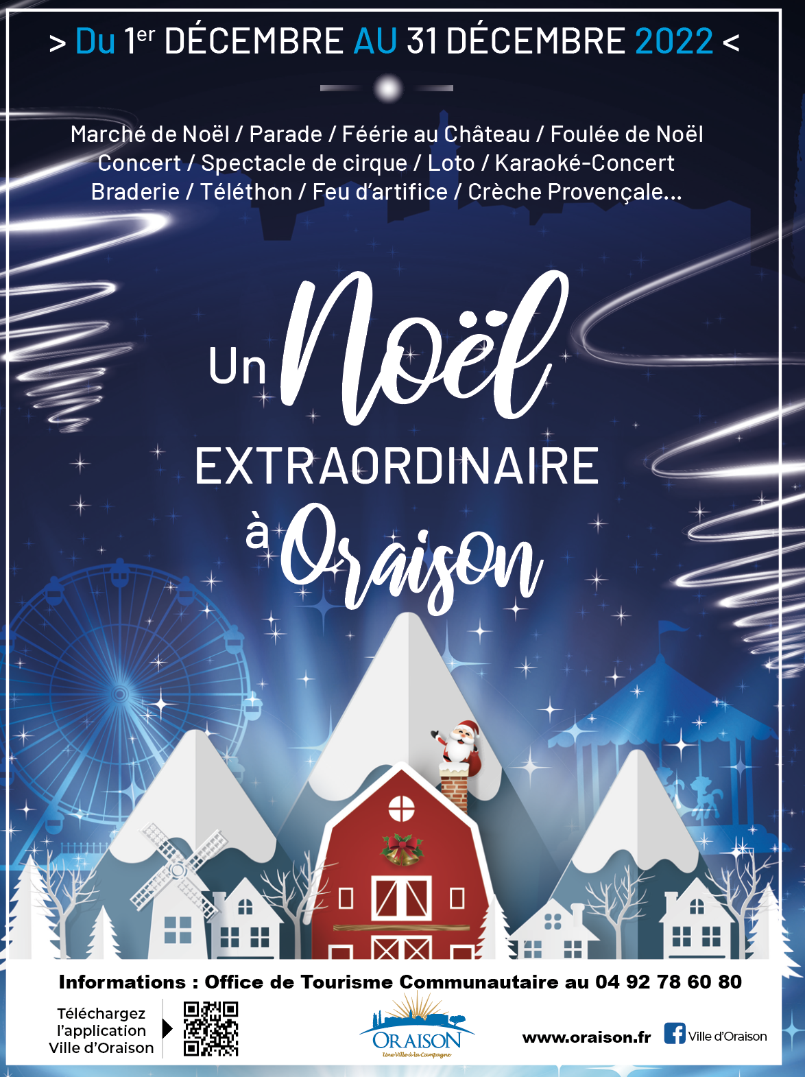 PETITS, GRANDS, VIVEZ UN NOËL EXTRAORDINAIRE À ORAISON !