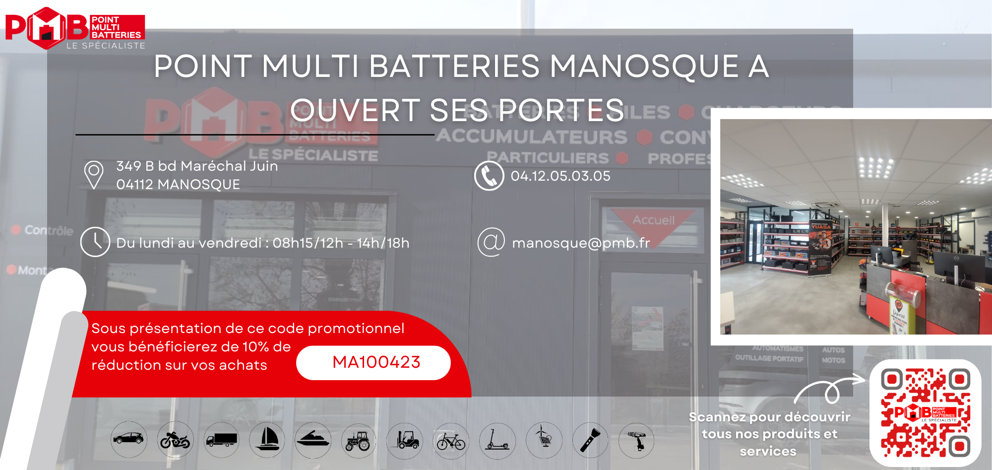 Point multi batteries le spécialiste des batteries vous accueille à manosque !