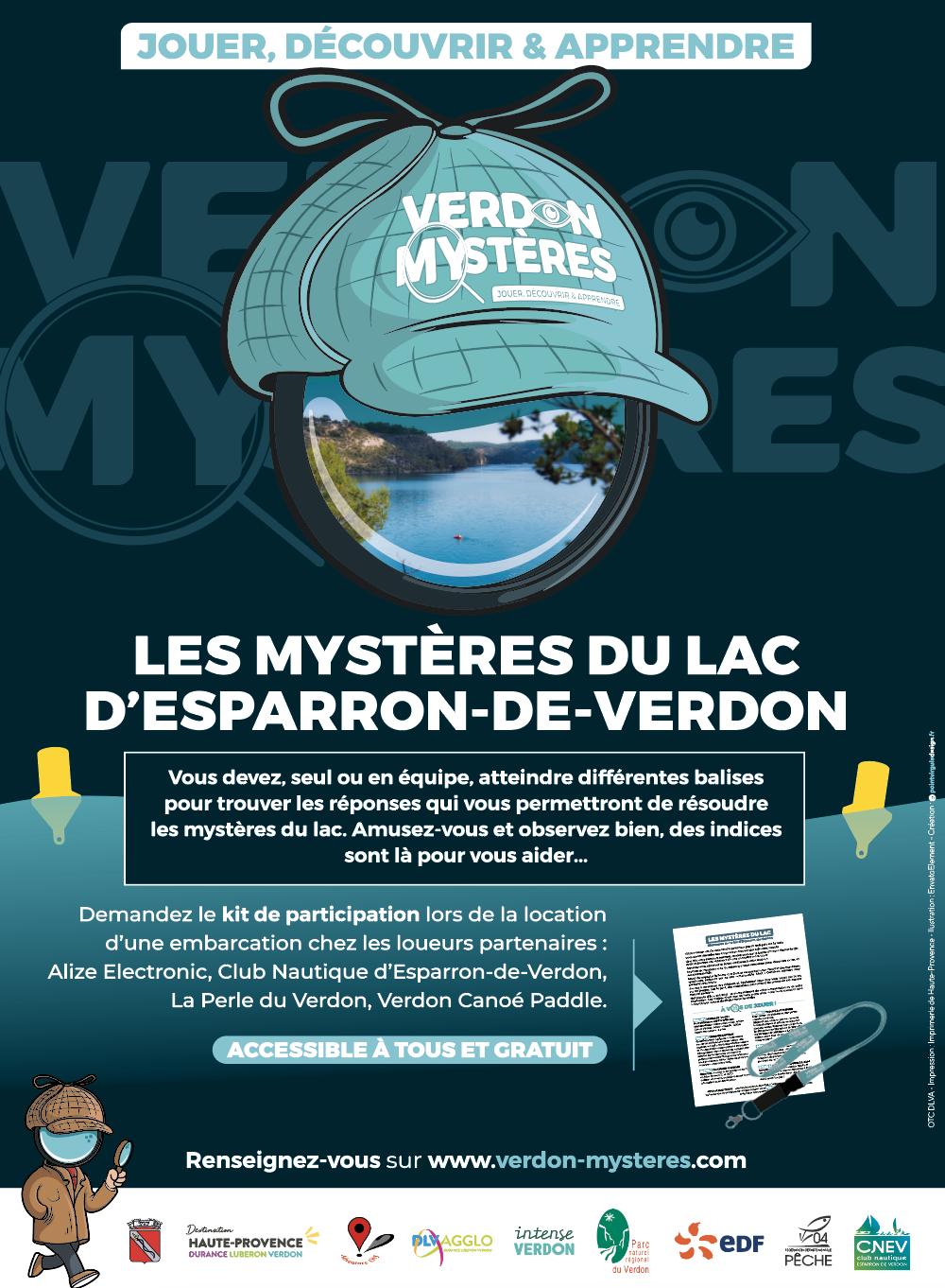 Verdon Mystères, découvrez les secrets du lac d’Esparron du manière ludique...