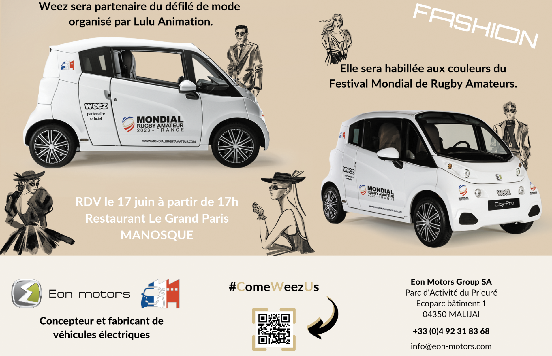 Défilé de mode le 17 juin et le 5 août, la saison est lancée à Manosque!