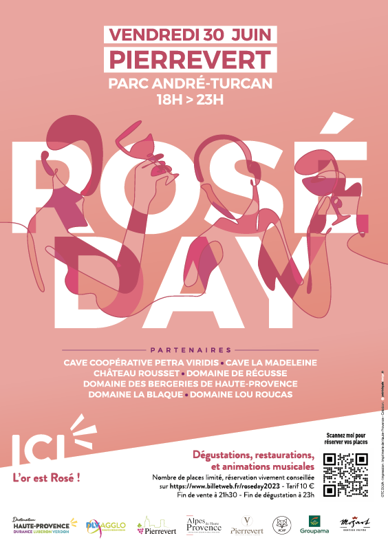 Rosé Day 3è édition :  c’est le 30 juin 2023 à Pierrevert !