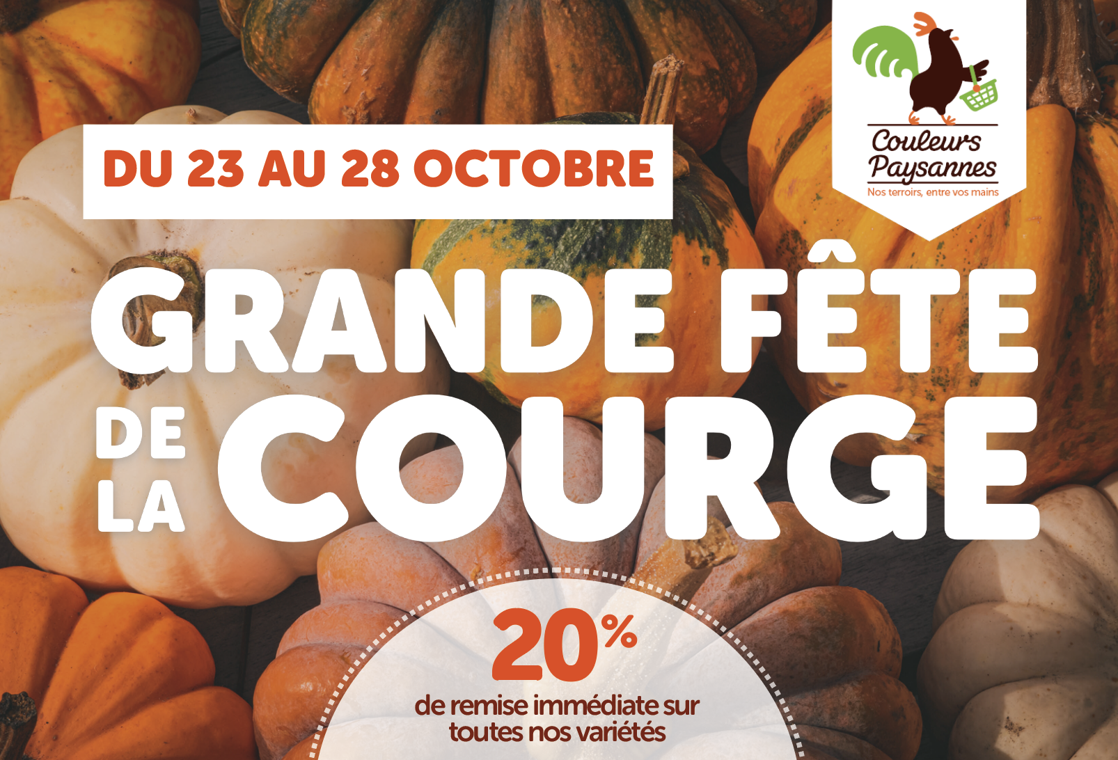 L’automne, une saison pleine  de couleurs et de saveurs  avec Couleurs Paysannes