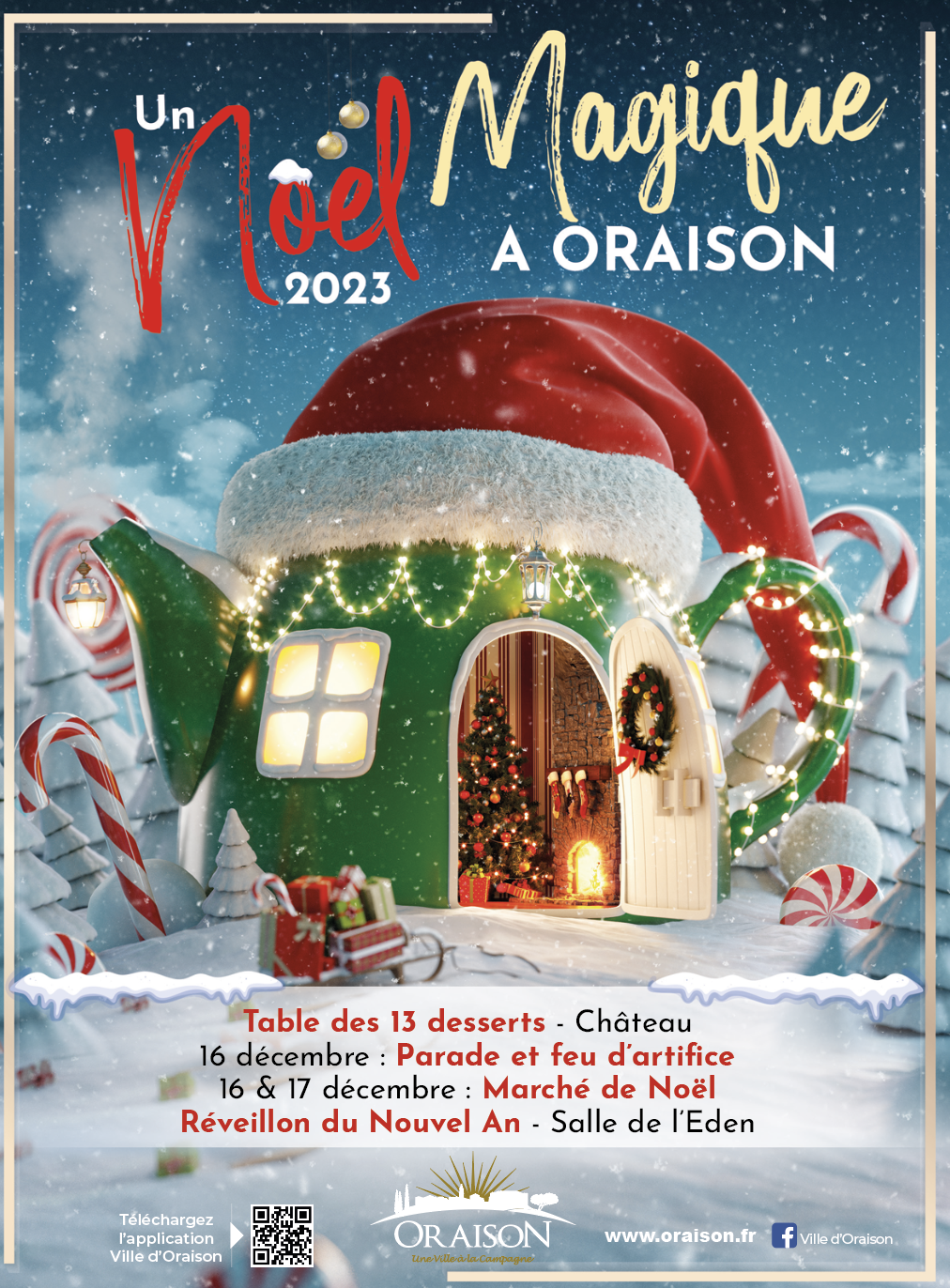 Du 1er au 31 décembre 2023, vivez un Noël magique à Oraison...
