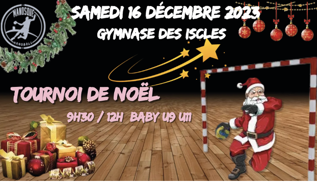 Le Manosque Handball prépare son habituel Tournoi de Noël.