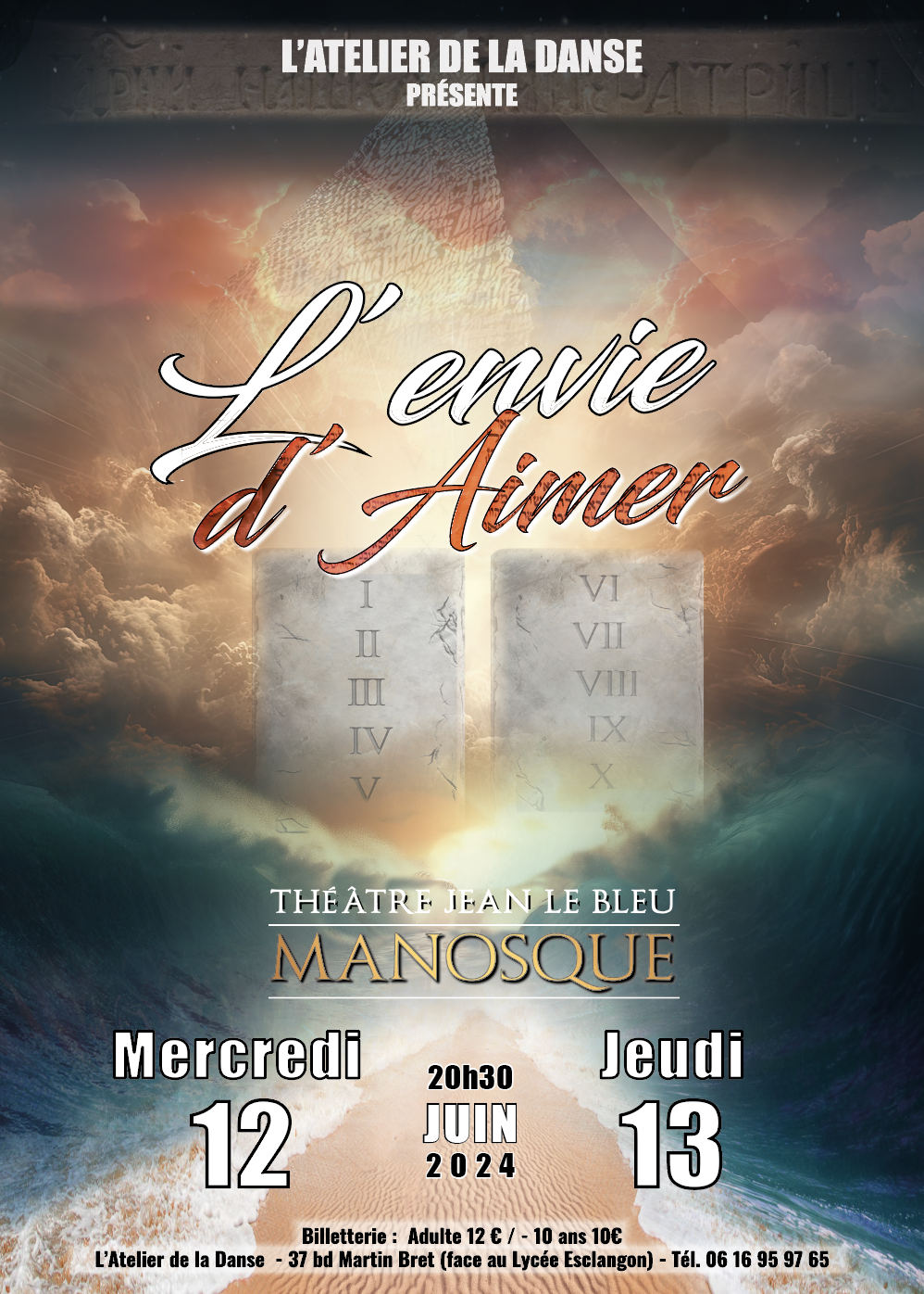 «L’envie d’aimer» : nouveau spectacle évènement  de l’atelier de la danse