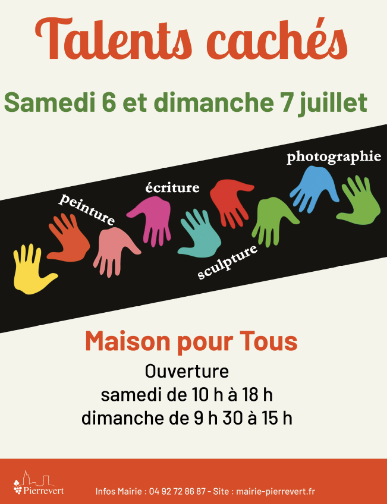 Pierrevert : week-end artistique et créatif les  6 et 7 juillet