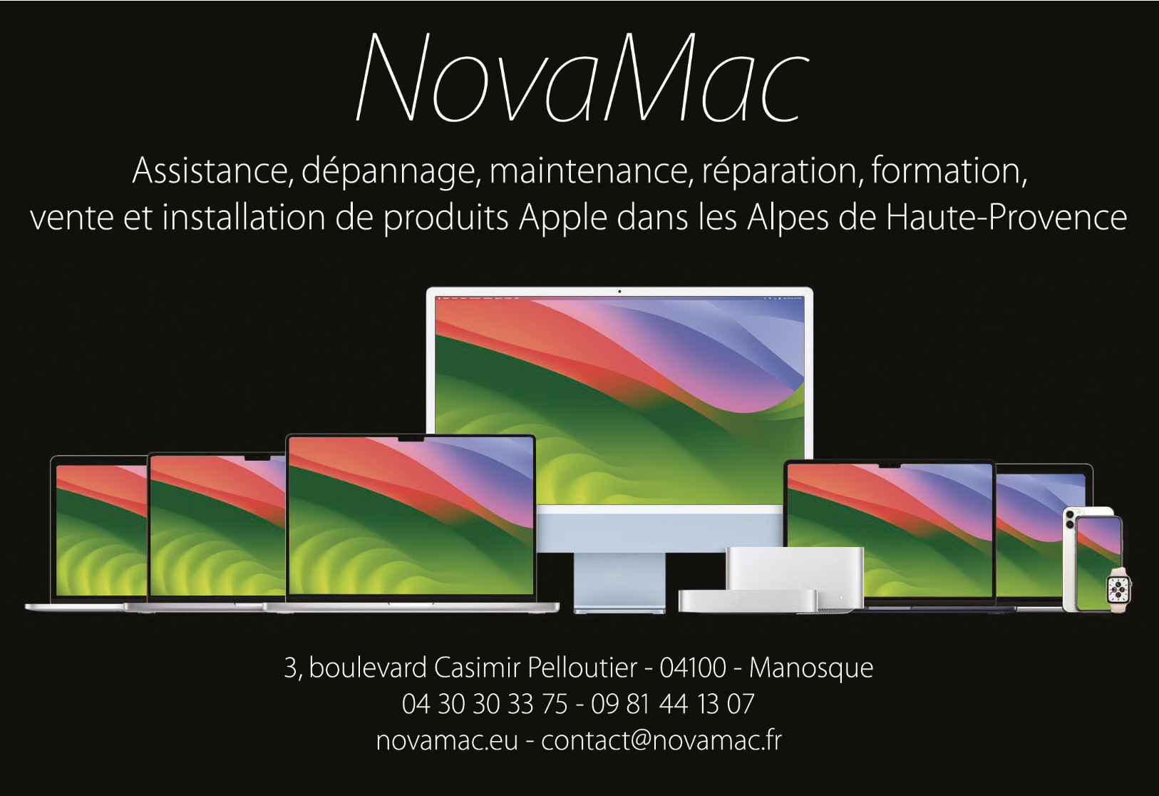 NovaMac spécialiste APPLE à Manosque... NovaMac spécialiste APPLE à Manosque...