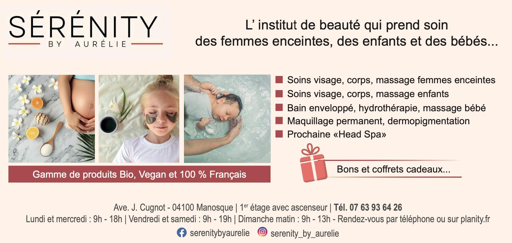 «SERENITY BY AURELIE» PREND SOIN DES FUTURES MAMANS, DES BÉBÉS ET DES ENFANTS.. «SERENITY BY AURELIE» PREND SOIN DES FUTURES MAMANS, DES BÉBÉS ET DES ENFANTS..