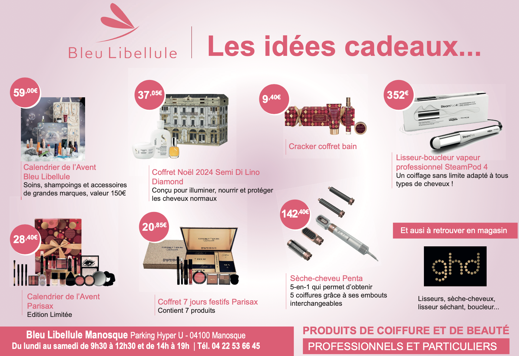 Bleu libellule : coiffure et esthétique, des produits de marques professionnelles ! Bleu libellule : coiffure et esthétique, des produits de marques professionnelles !