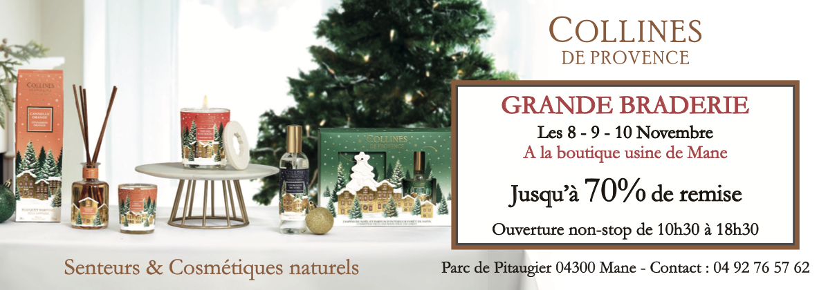 Des senteurs d’exception,  un savoir-faire authentique : Collines de Provence !
