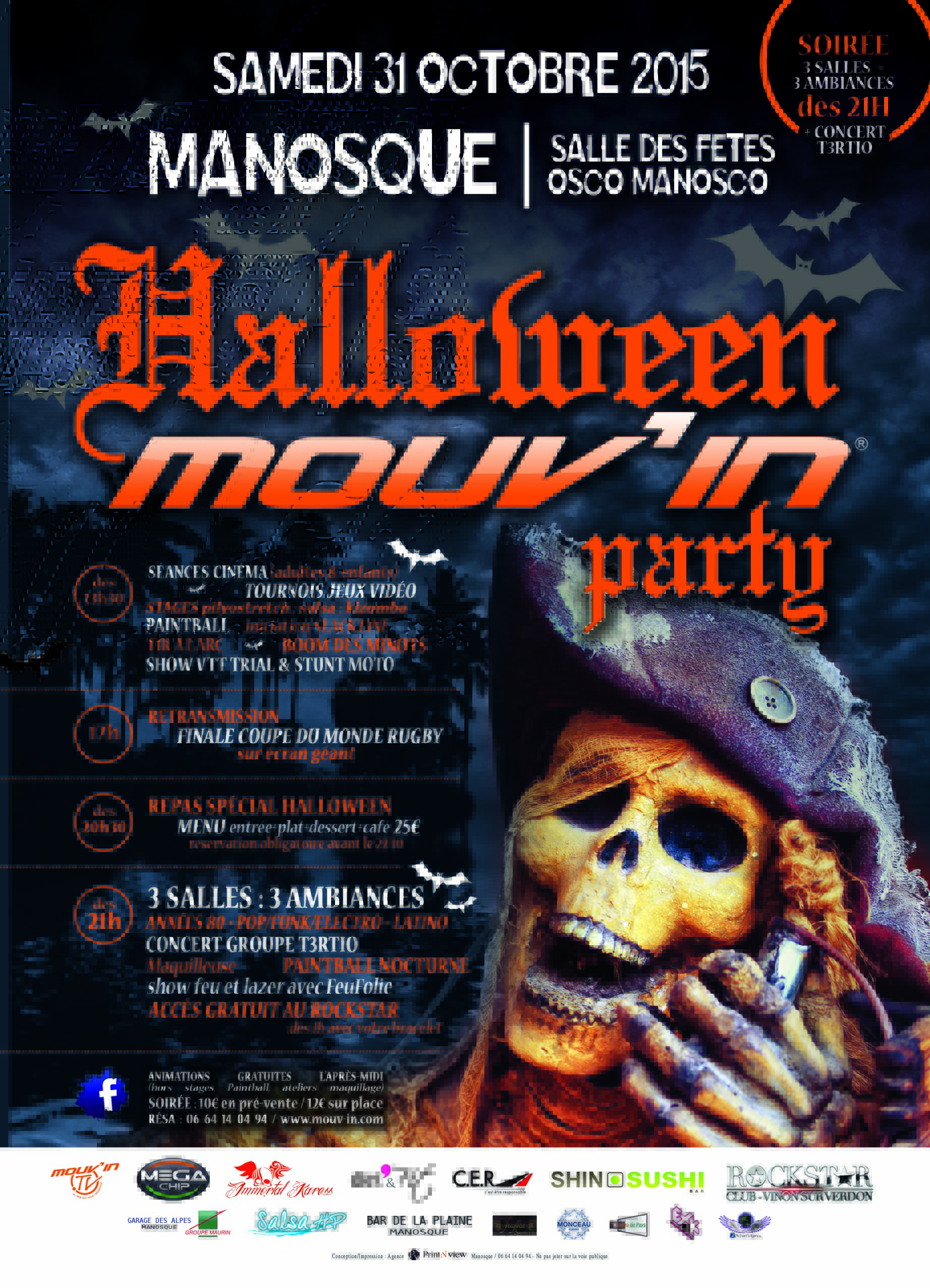 HALLOWEEN MOUV'IN PARTY 2015