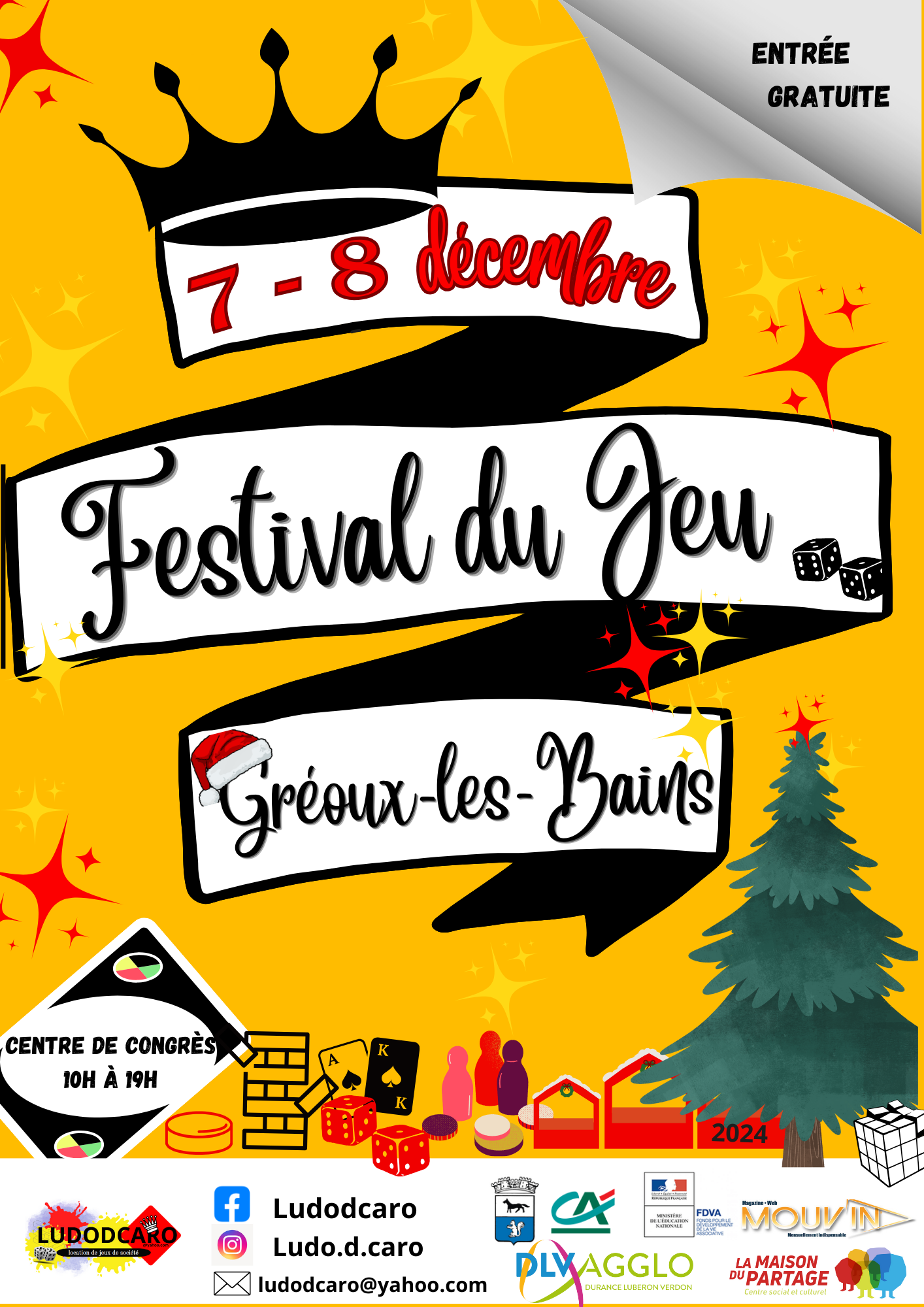 Place au jeu avec LudoDcaro les 7 et 8 décembre à  Gréoux-les-Bains ! Place au jeu avec LudoDcaro les 7 et 8 décembre à  Gréoux-les-Bains !