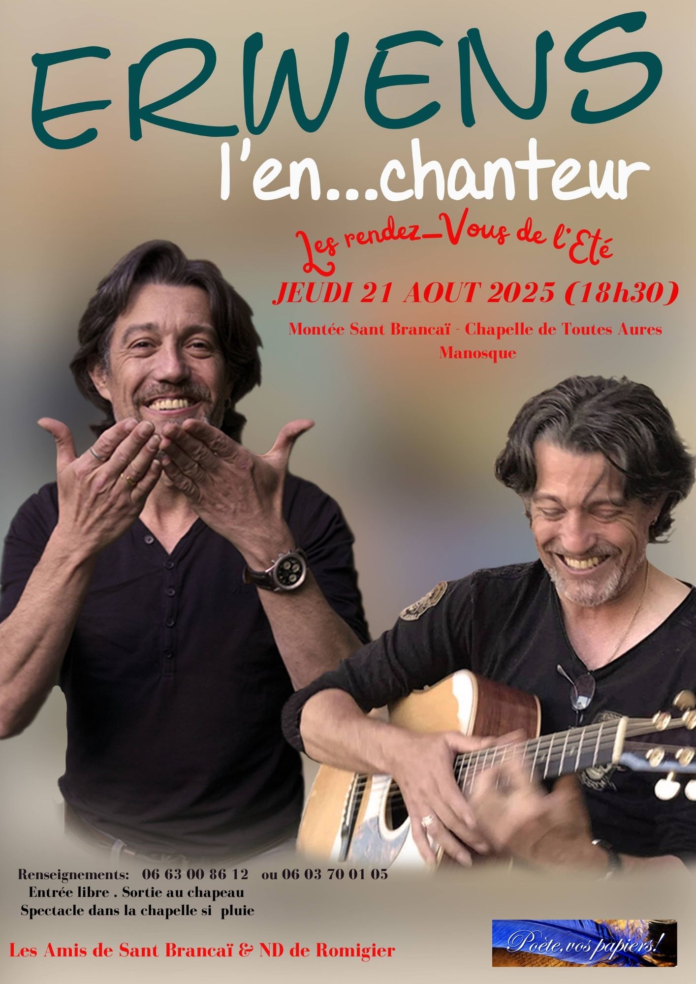 Les rendez-vous de l’été  à la Chapelle Toutes Aures