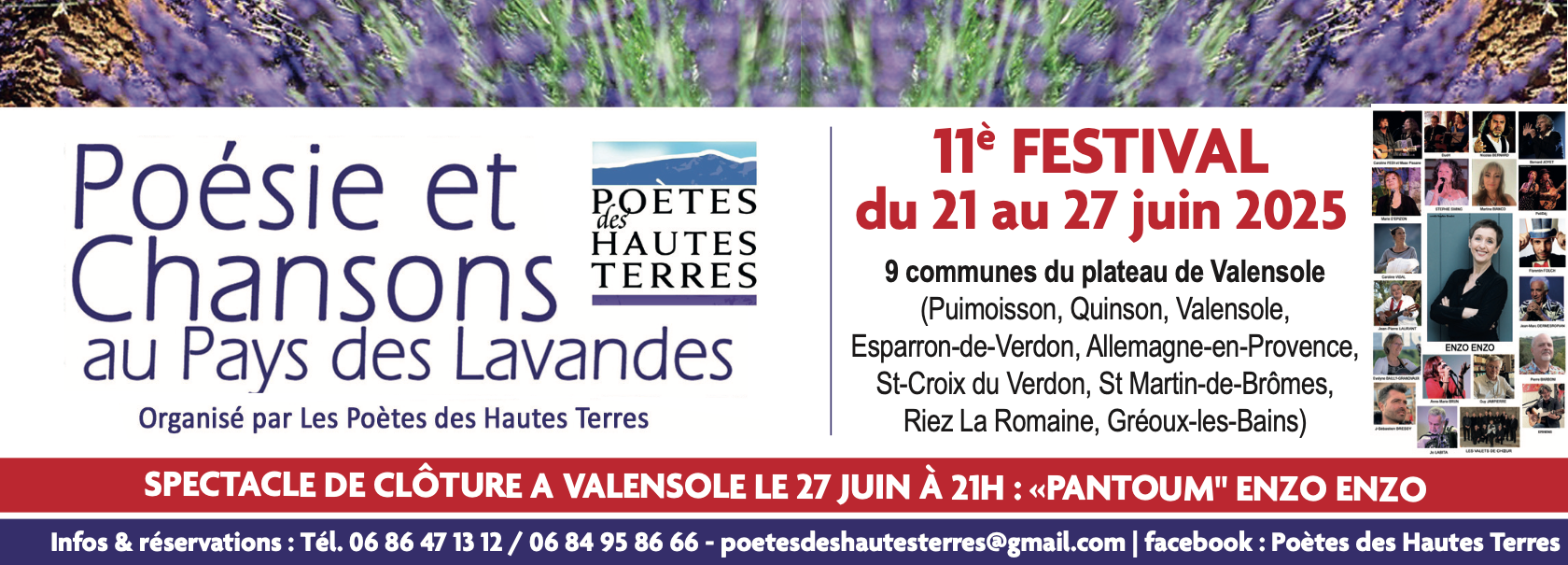 FESTIVAL POESIE ET CHANSONS  AU PAYS DES LAVANDES,  11è EDITION, du 21 au 27 juin 2025 FESTIVAL POESIE ET CHANSONS  AU PAYS DES LAVANDES,  11è EDITION, du 21 au 27 juin 2025