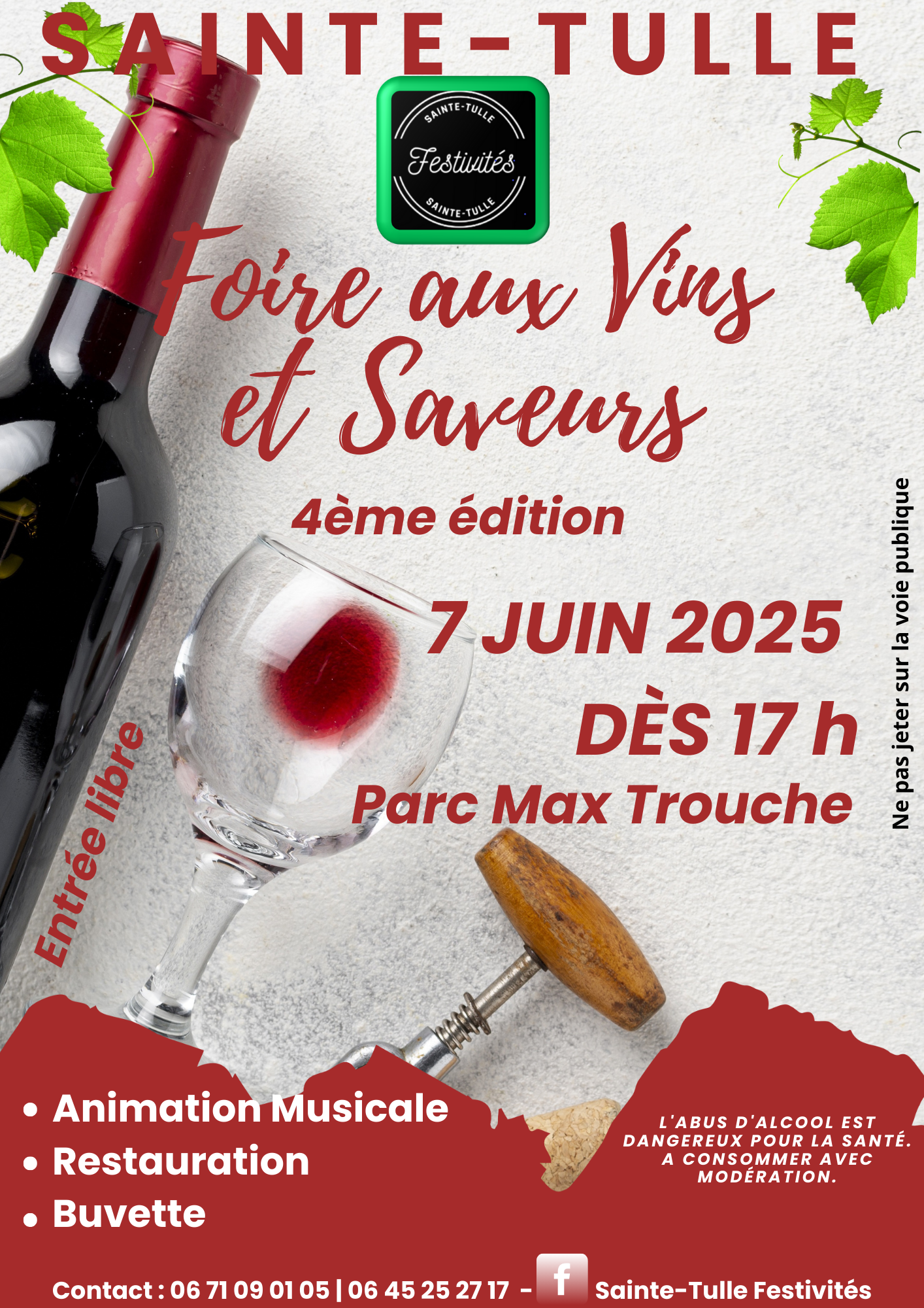 Sainte-Tulle festivités lance l’été avec la 4e Foire aux Vins et Saveurs !