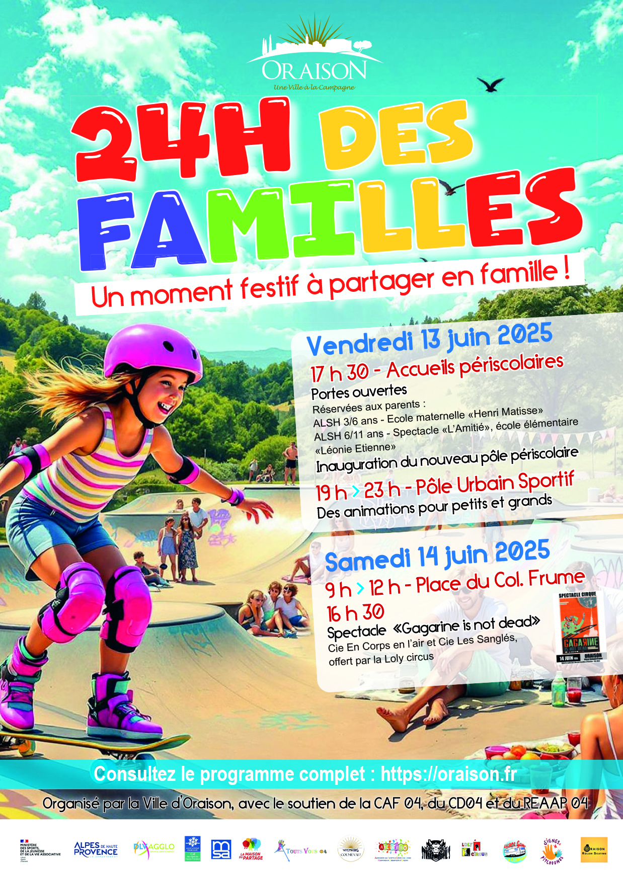 24h des Familles : un week-end festif pour petits et grands les 13 et 14 juin à Oraison !