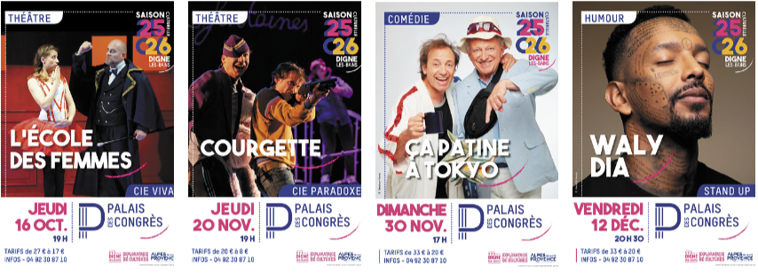 La rentrée approche et la nouvelle saison culturelle de la ville de Digne-les-Bains redémarre sur les chapeaux de roues !