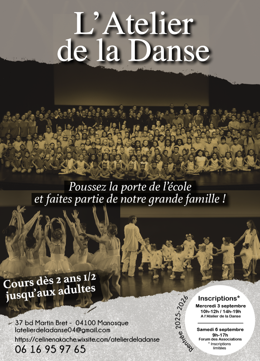 L’ATELIER DE LA DANSE : UNE NOUVELLE SAISON PLEINE D’ÉNERGIE !