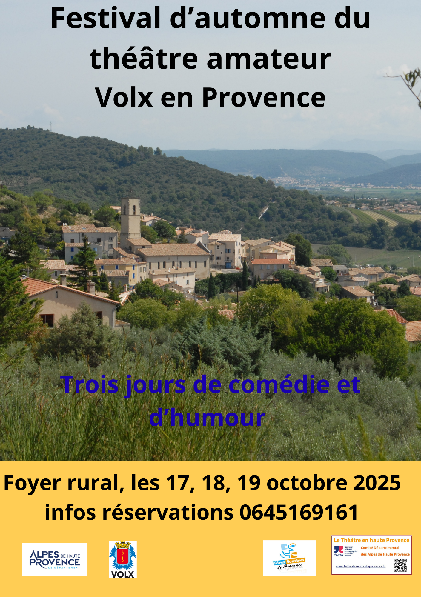 C’est la rentrée pour la vie théâtrale amateure à Sainte Tulle et à Volx