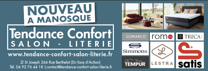 Tendance Confort :  le sur-mesure du salon et de la literie à Manosque