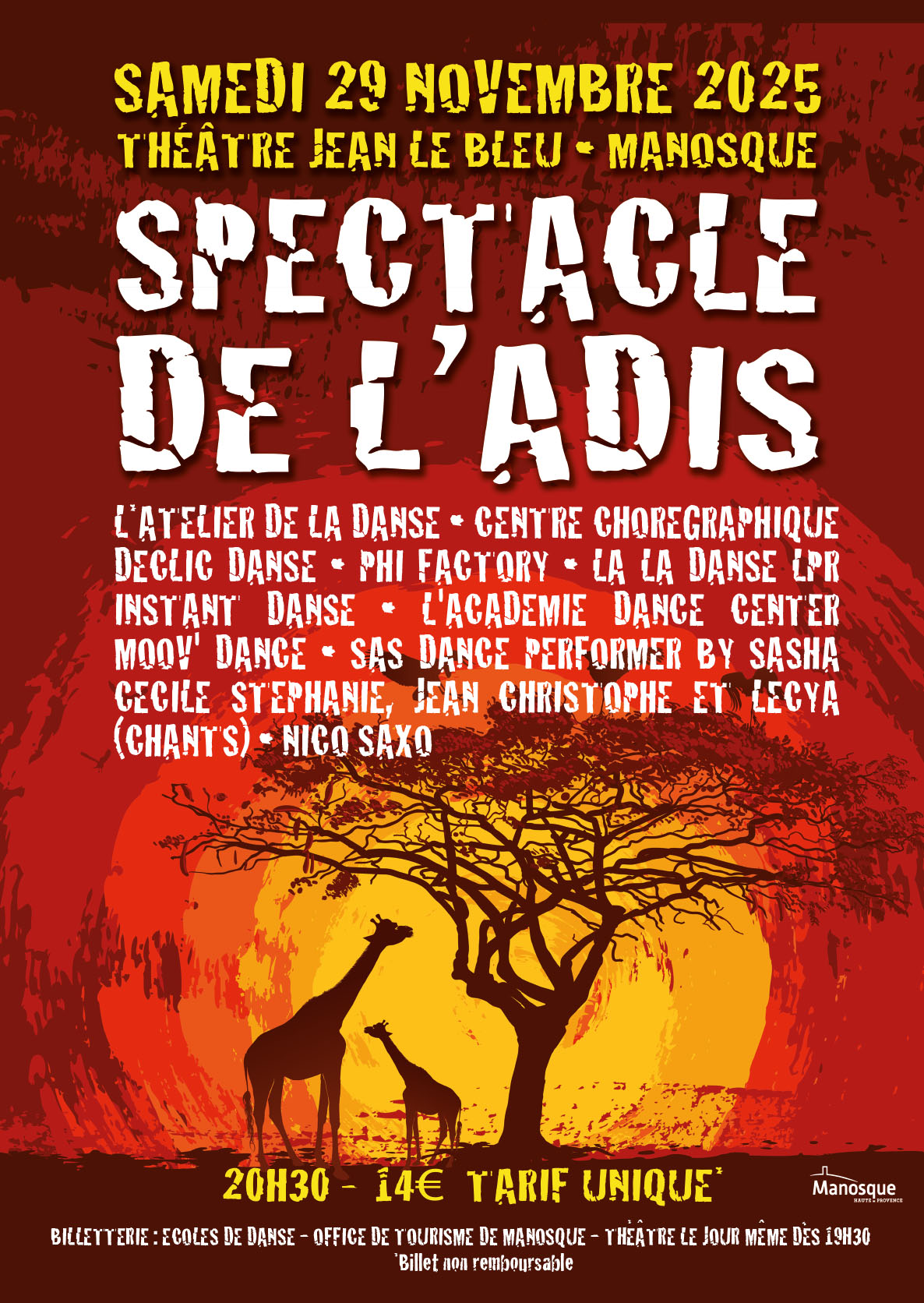 La danse unit les coeurs avec le spectacle de l’Adis le 29 novembre 2025