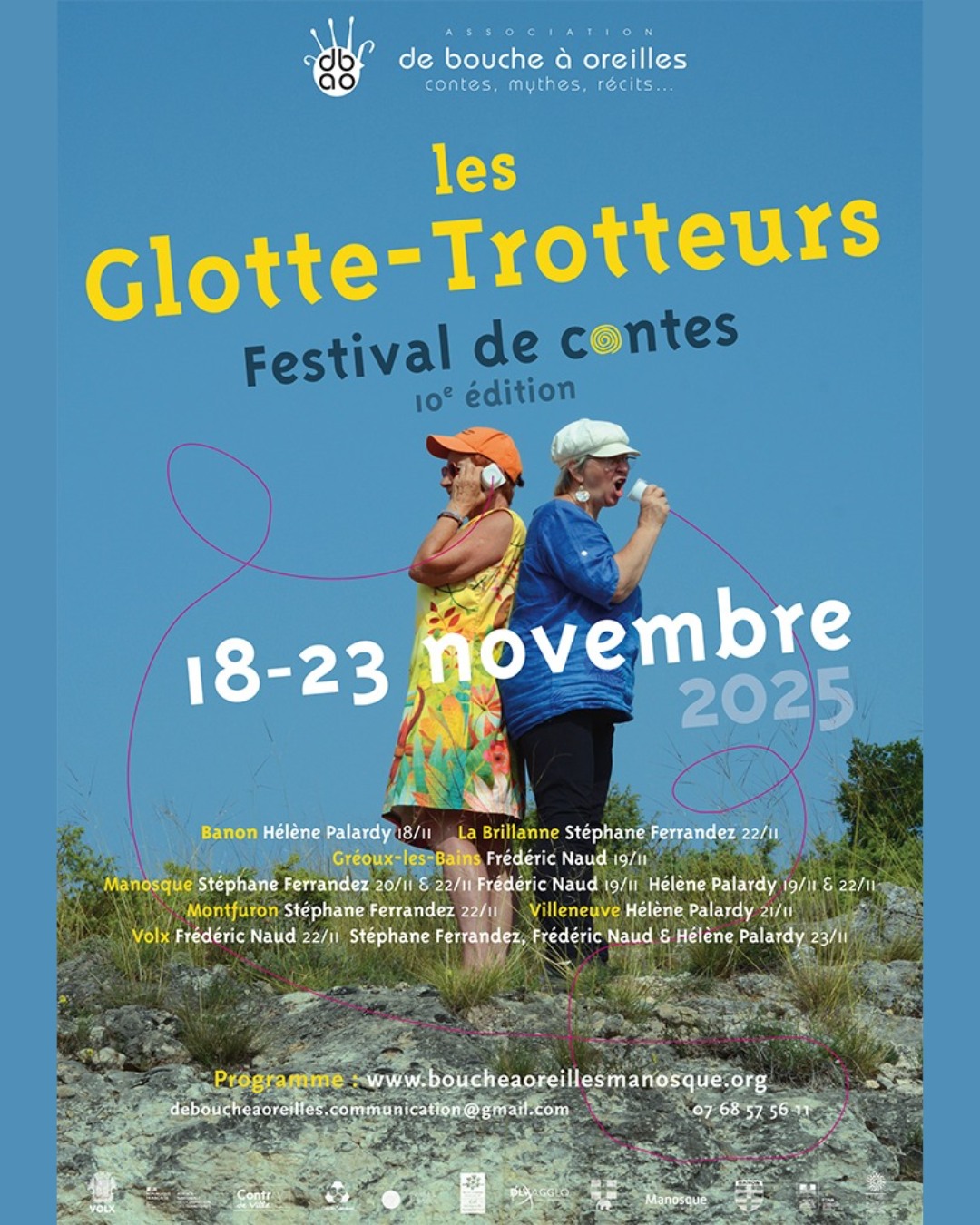 DU MARDI 18 AU 23 NOVEMBRE, SE TIENDRA LA 10È ÉDITION DU FESTIVAL GLOTTE TROTTEURS