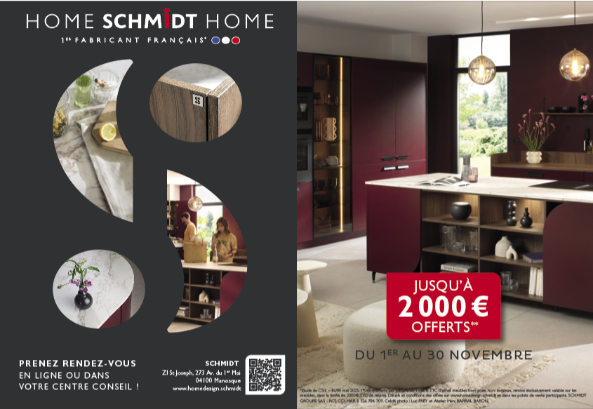 Schmidt Manosque : depuis 13 ans à vos côtés !