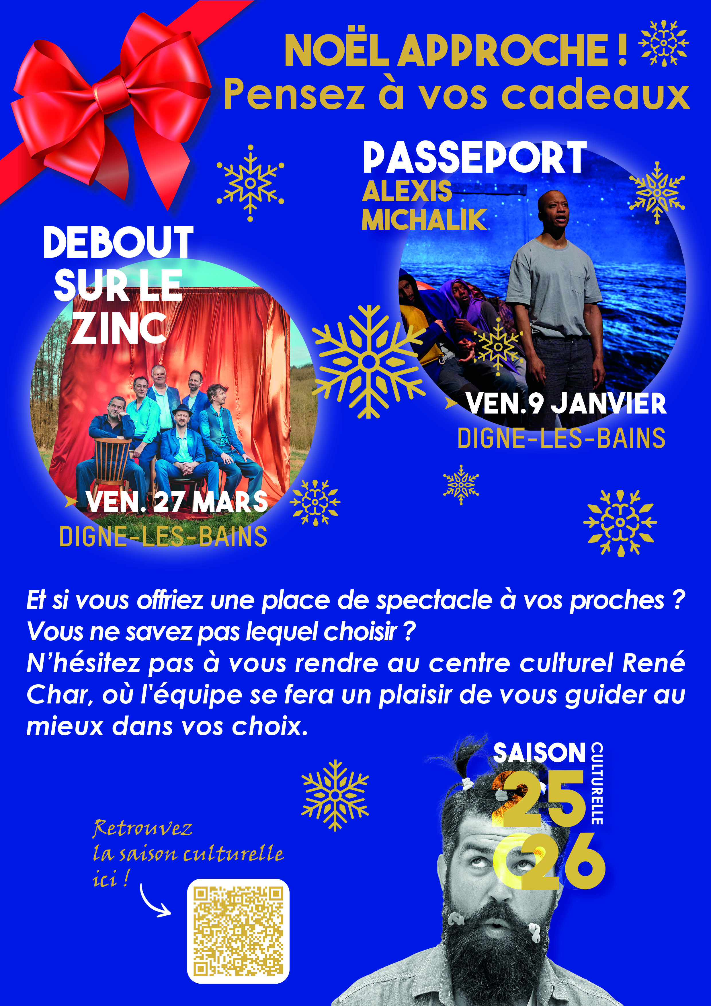 L’AVENTURE DU SPECTACLE  VIVANT CONTINUE !