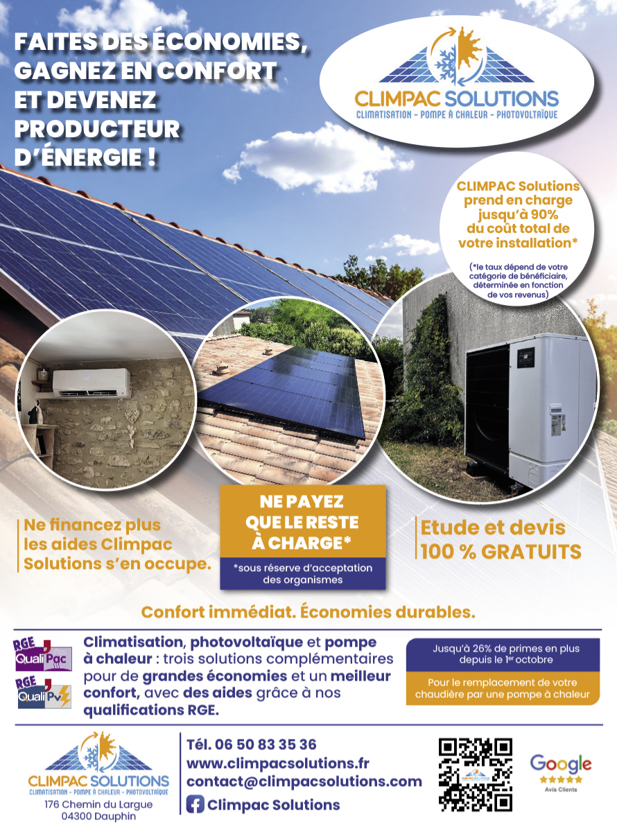 Avec Climpac Solutions,  réduisez vos factures, pas votre confort !