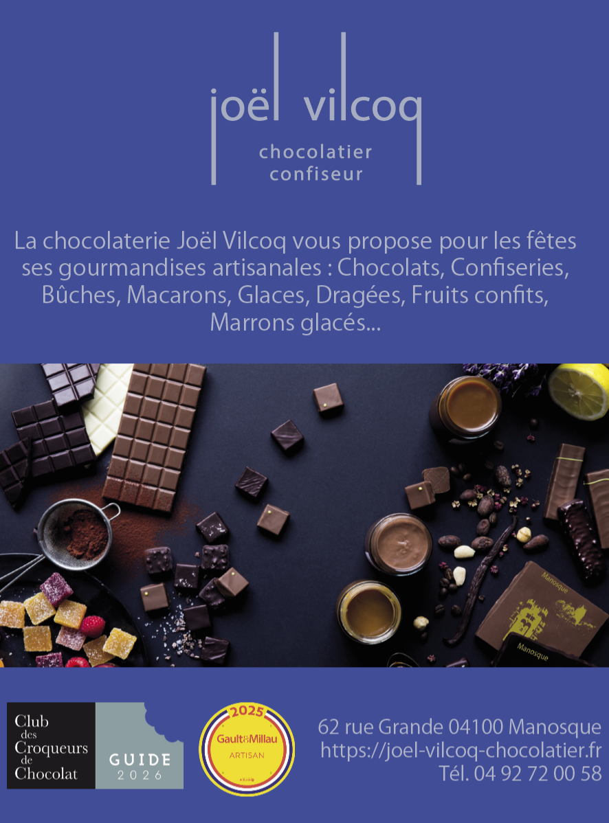 Les douceurs enchantées  de Joël Vilcoq pour les fêtes de fin d’année