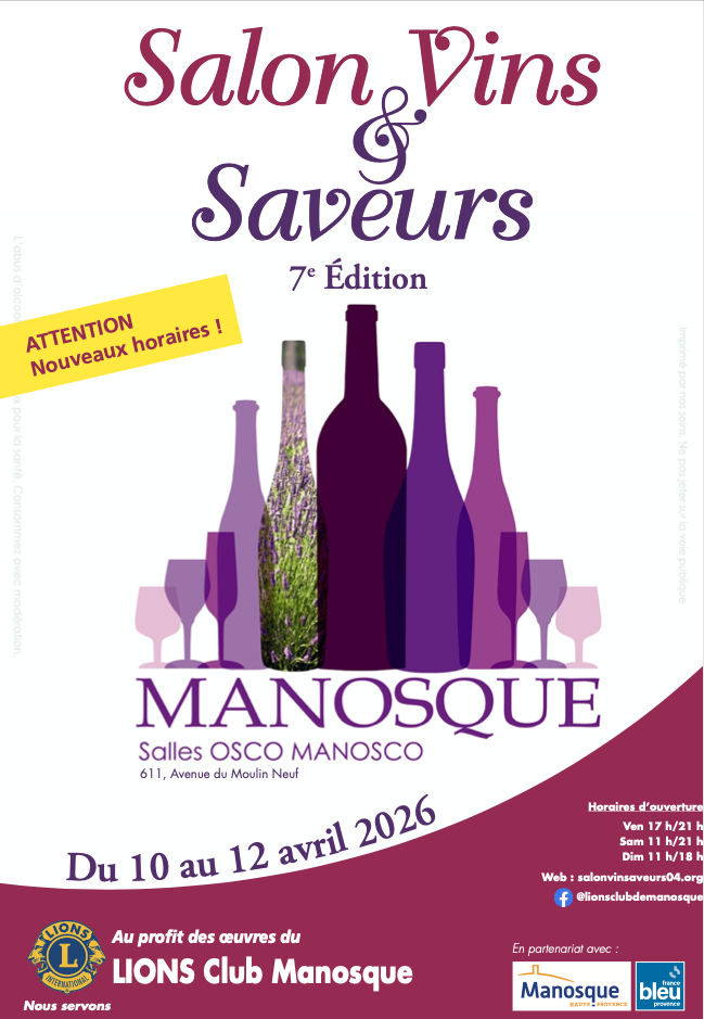 Un début d’année dynamique pour le Lions Club de Manosque !