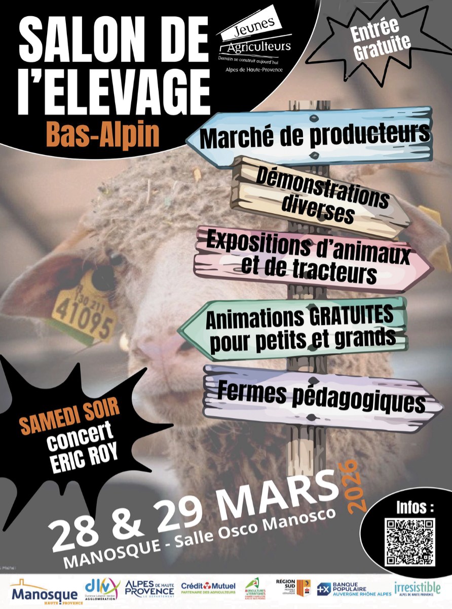 Le Salon de l’Élevage Bas  Alpin revient à Manosque pour une 2è édition