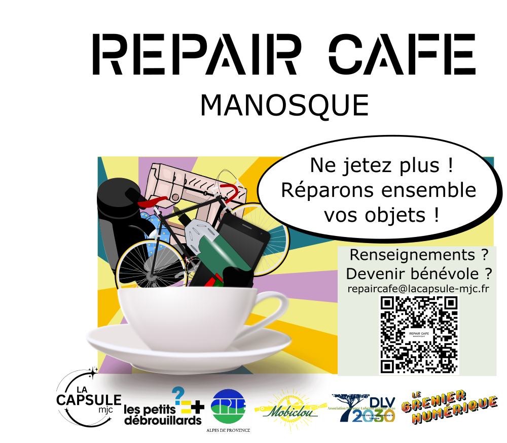 Expo, Repair café et studio de répétitions à la Capsule Mjc