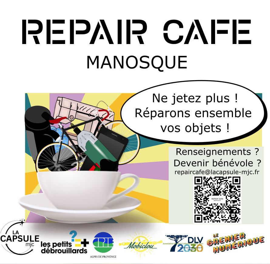 Expo, Repair café et studio de répétitions à la Capsule mjc