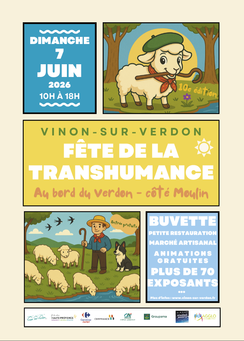 Vinon-sur-Verdon fête  sa transhumance !