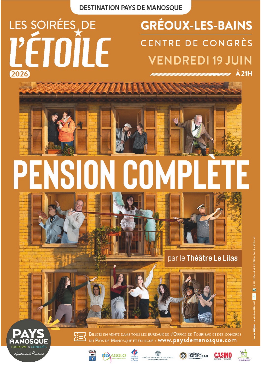 «Pension complète»  le 19 juin pour les Soirées De L’étoile