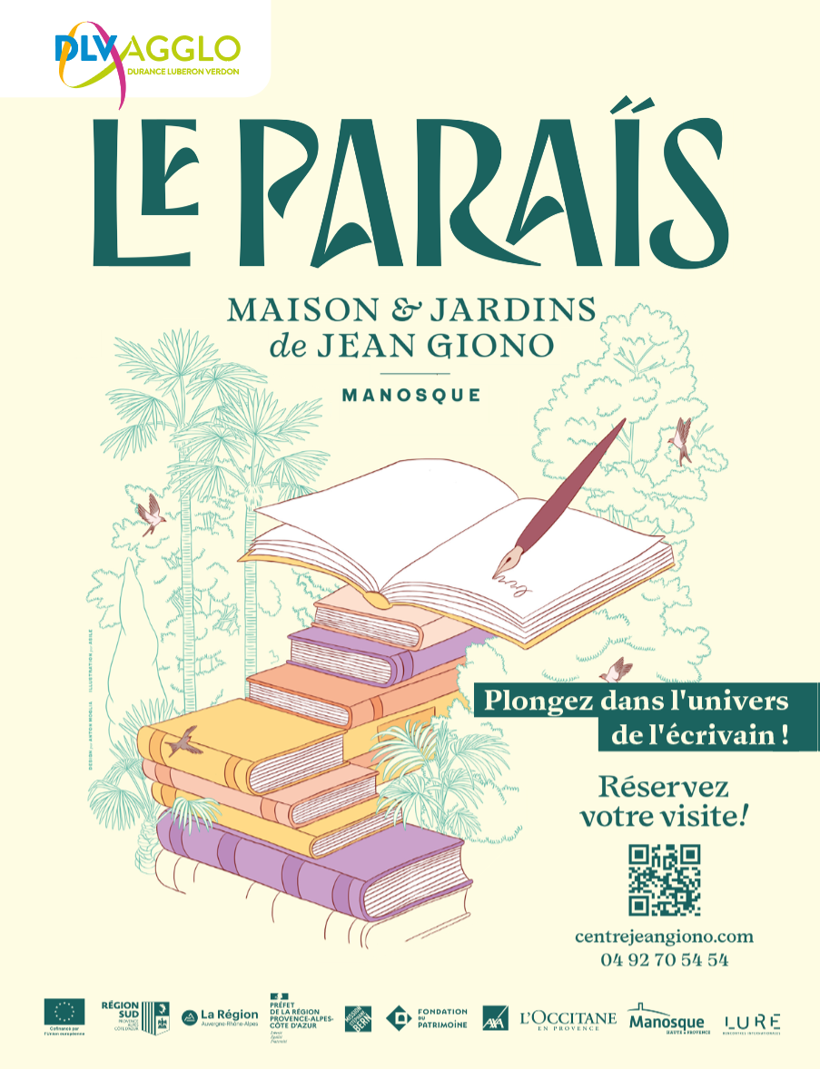 Cet été, redécouvrez  le Paraïs, maison et jardins de Jean Giono !