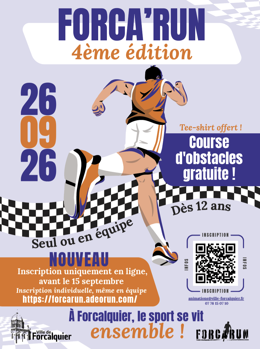 FORCA’RUN 2026 : LA COURSE QUI RASSEMBLE LES SPORTIFS… ET LES AUTRES !